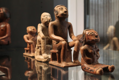 Figurines seen in the preColumbian Museum in Santiago Chile