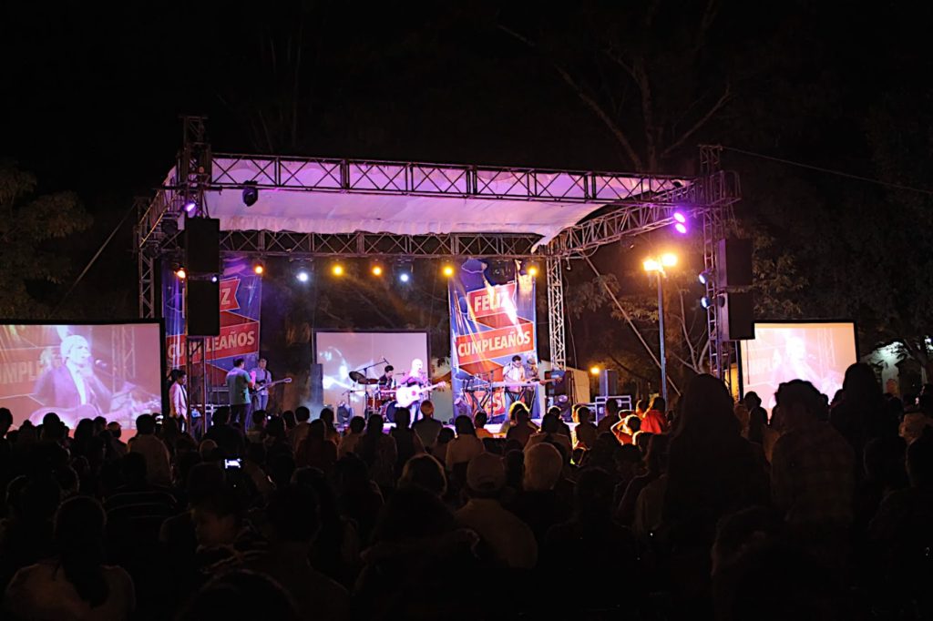 Feliz Cumpleanos Jesus concert in Oaxaca