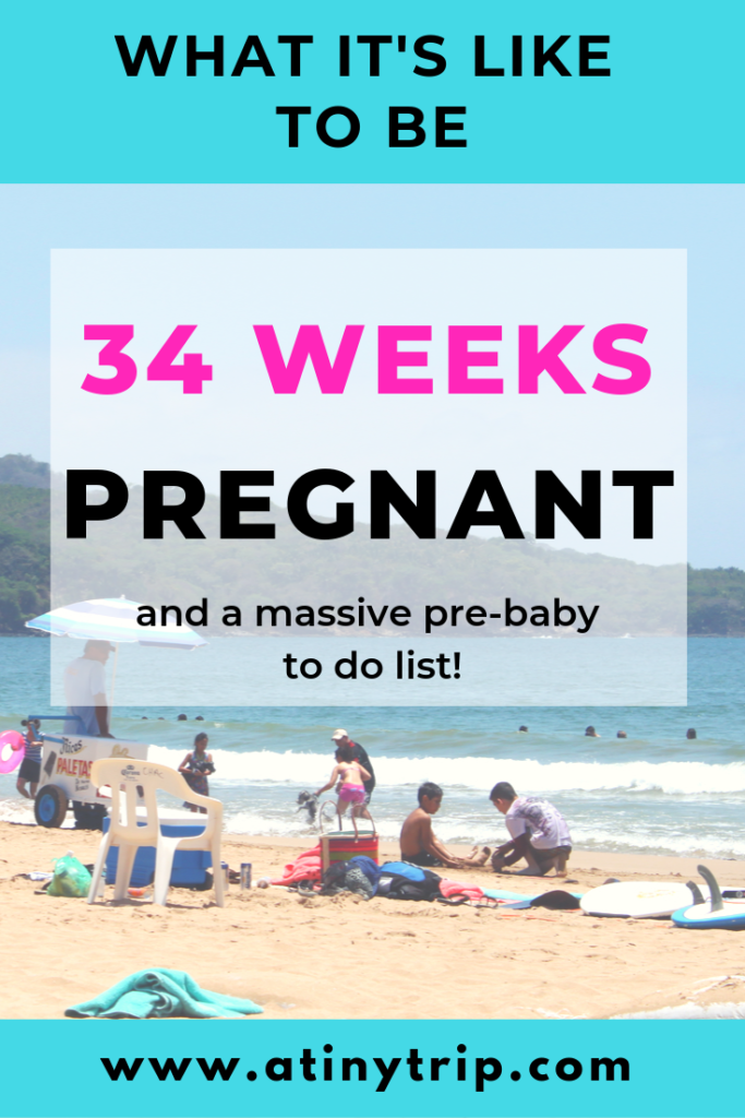 road trip 34 weeks pregnant