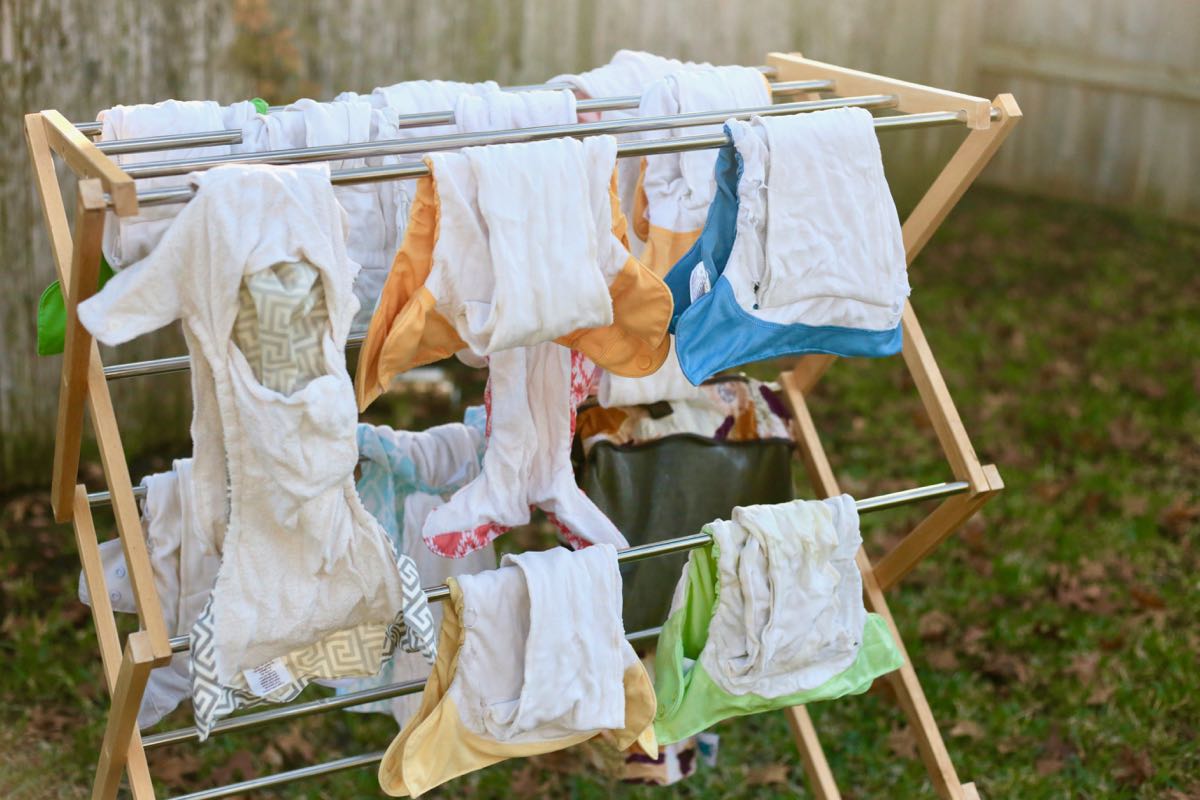 Cloth diaper drying rack online