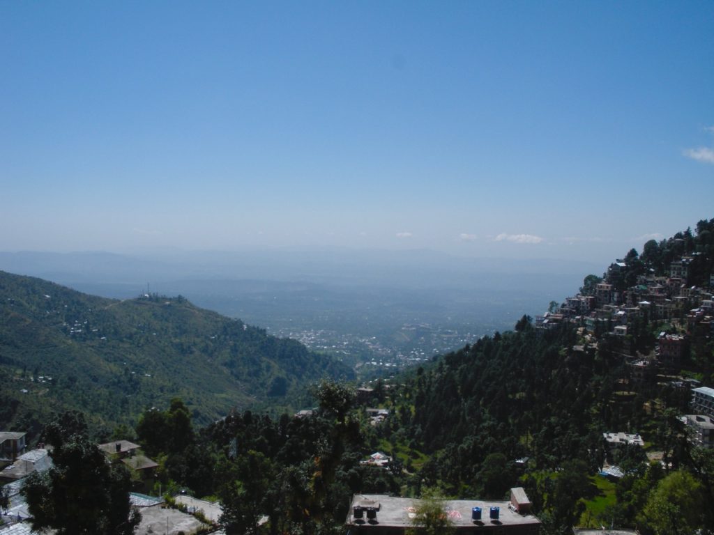 view from dharamkot