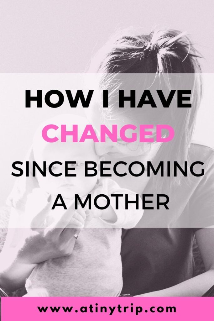 How I have changed since becoming a mother - graphic of mother and baby