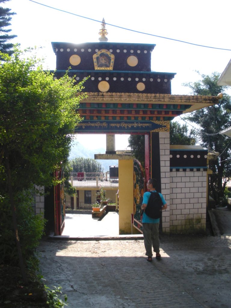 entering mcleod ganj lower complex