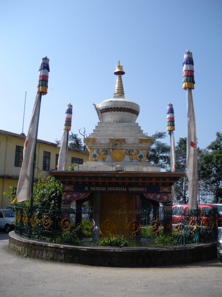 buddhist stupa in mcleod ganj
